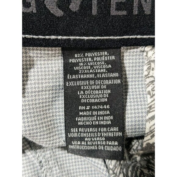 Hang Ten Mens Gray Golf Board Outdoor Shorts 36 10" Inseam Houndstooth Pattern - Picture 9 of 11